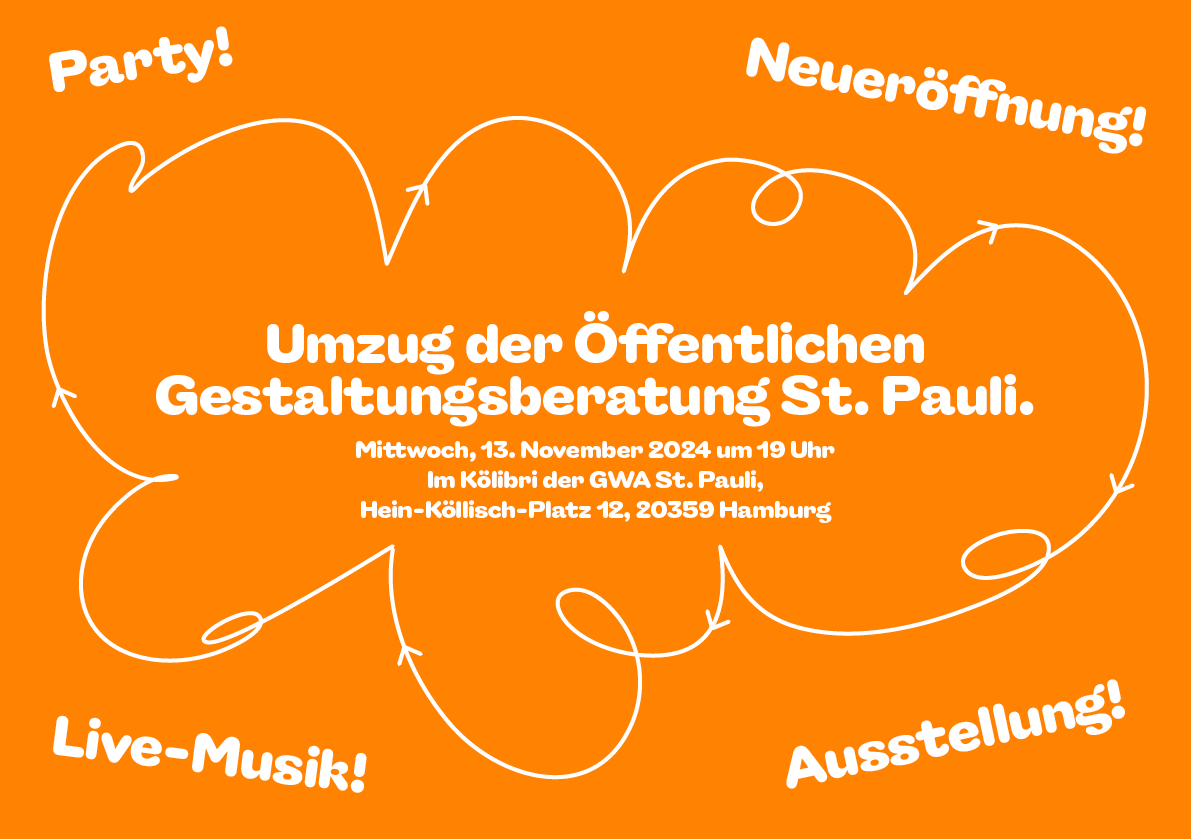 Umzug der &Ouml;ffentlichen Gestaltungsberatung St. Pauli