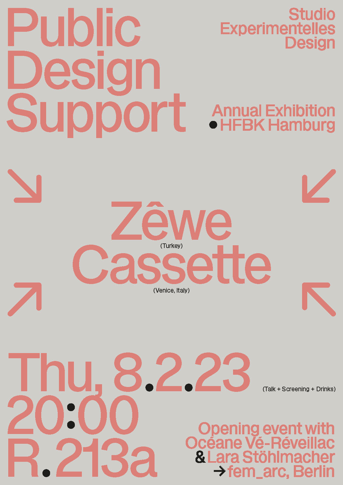 Studio Experimental Design: Public Design Support Z&ecirc;we (Turkey) / Cassette (Italy)